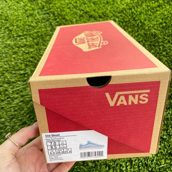 Baby Blue Vans - size 8.5 - Picture 3 of 3